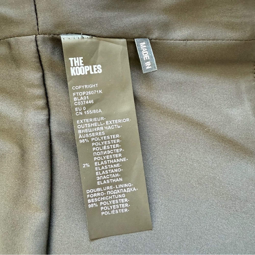 NWT!! The Kooples women top size S Retail 150$ - Picture 9 of 9